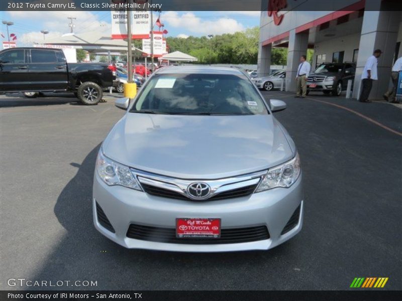 Classic Silver Metallic / Ivory 2012 Toyota Camry LE