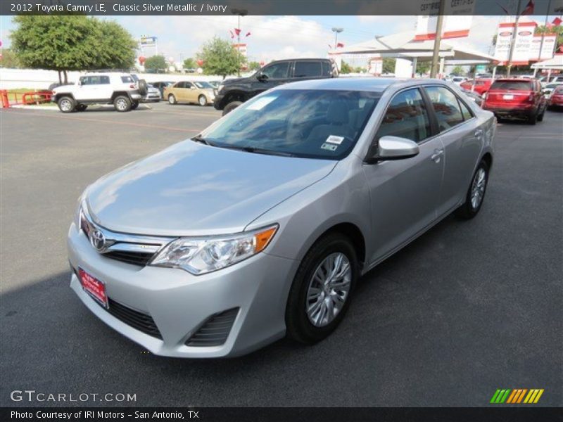 Classic Silver Metallic / Ivory 2012 Toyota Camry LE