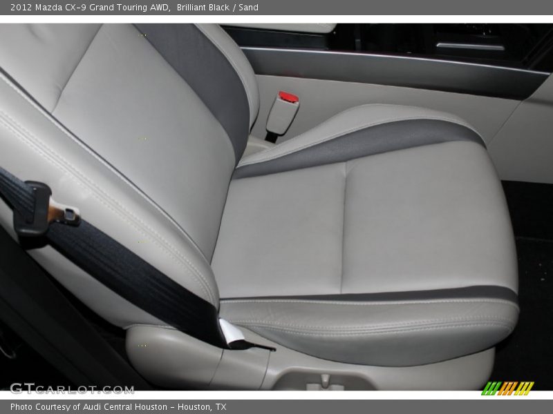 Brilliant Black / Sand 2012 Mazda CX-9 Grand Touring AWD