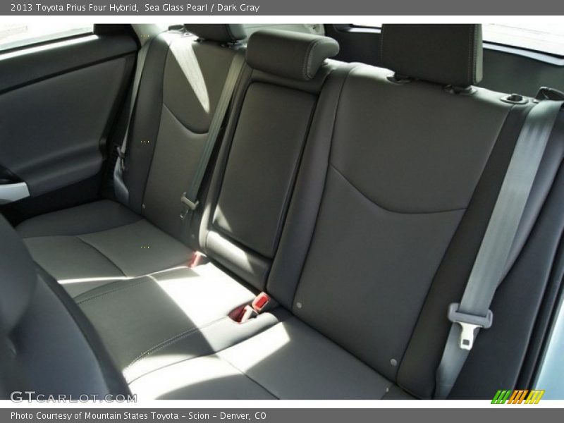 Sea Glass Pearl / Dark Gray 2013 Toyota Prius Four Hybrid