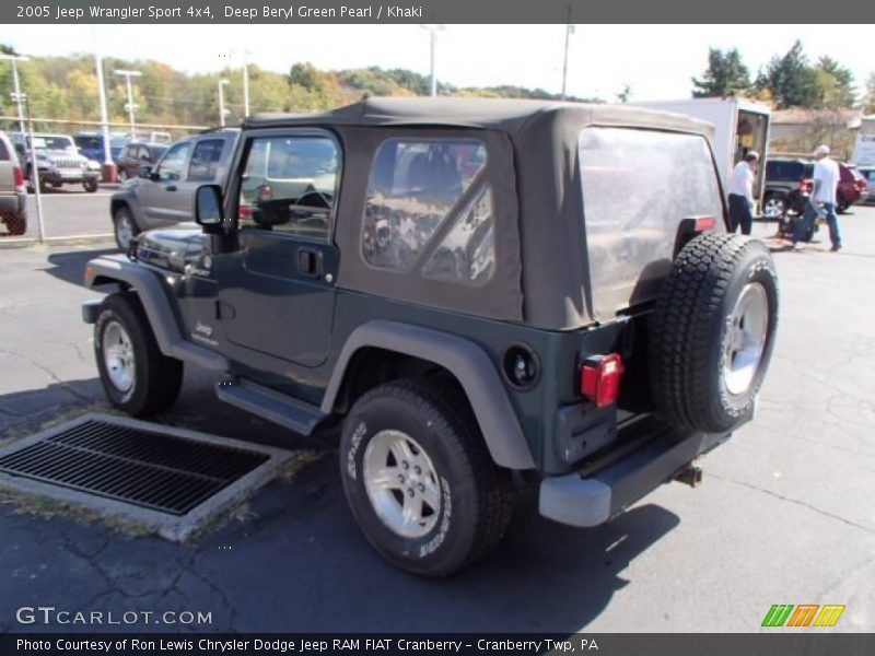 Deep Beryl Green Pearl / Khaki 2005 Jeep Wrangler Sport 4x4