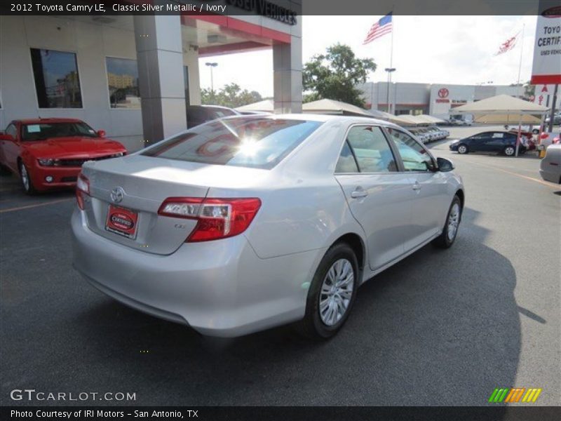 Classic Silver Metallic / Ivory 2012 Toyota Camry LE