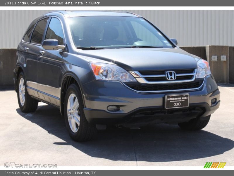 Polished Metal Metallic / Black 2011 Honda CR-V EX-L