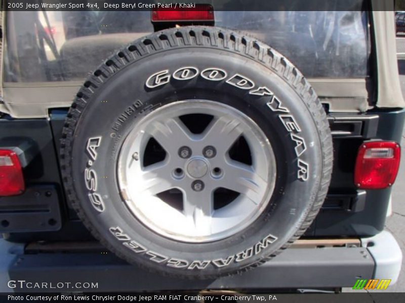 Deep Beryl Green Pearl / Khaki 2005 Jeep Wrangler Sport 4x4