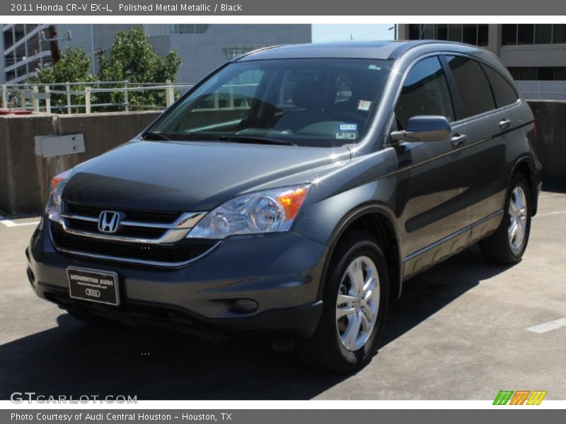 Polished Metal Metallic / Black 2011 Honda CR-V EX-L