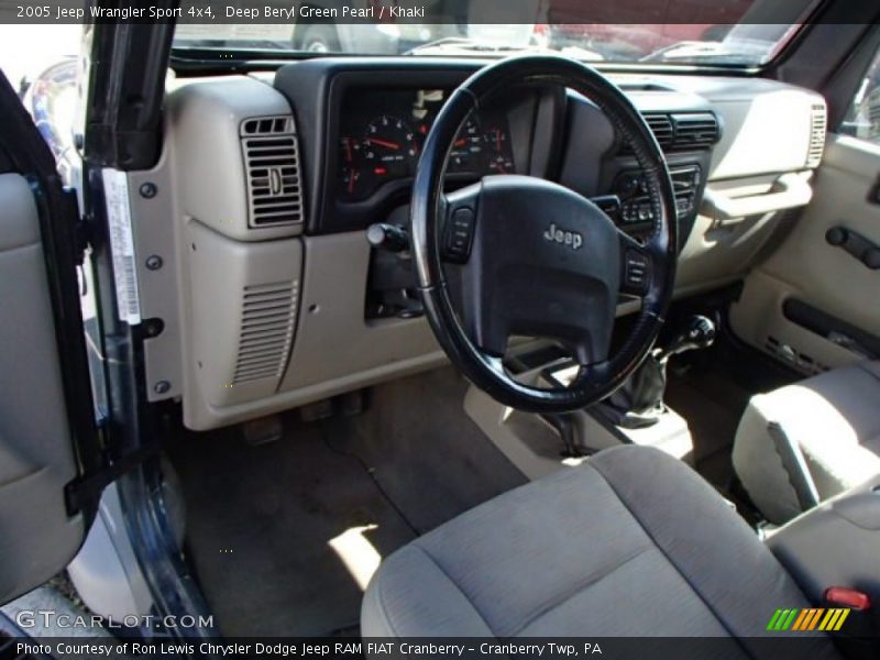 Deep Beryl Green Pearl / Khaki 2005 Jeep Wrangler Sport 4x4
