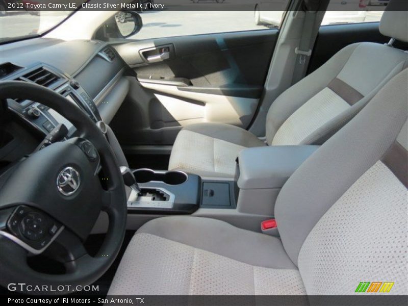 Classic Silver Metallic / Ivory 2012 Toyota Camry LE