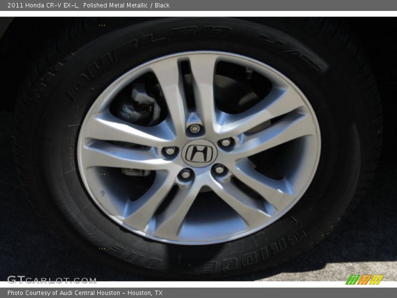 Polished Metal Metallic / Black 2011 Honda CR-V EX-L