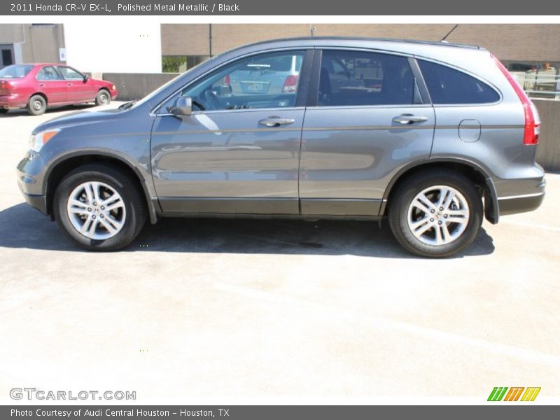 Polished Metal Metallic / Black 2011 Honda CR-V EX-L