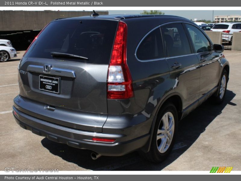 Polished Metal Metallic / Black 2011 Honda CR-V EX-L