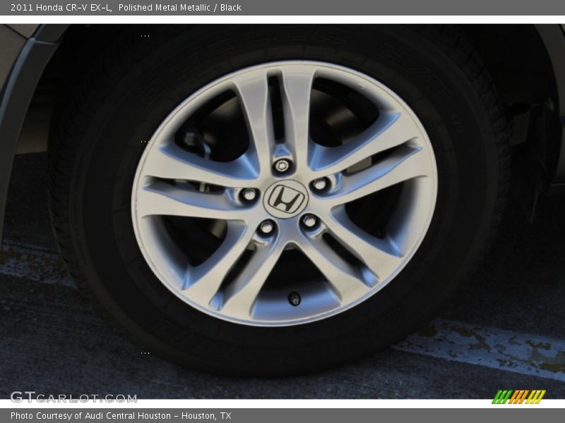 Polished Metal Metallic / Black 2011 Honda CR-V EX-L