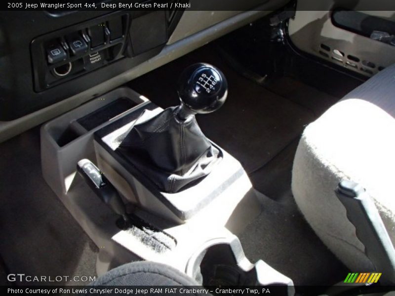 Deep Beryl Green Pearl / Khaki 2005 Jeep Wrangler Sport 4x4