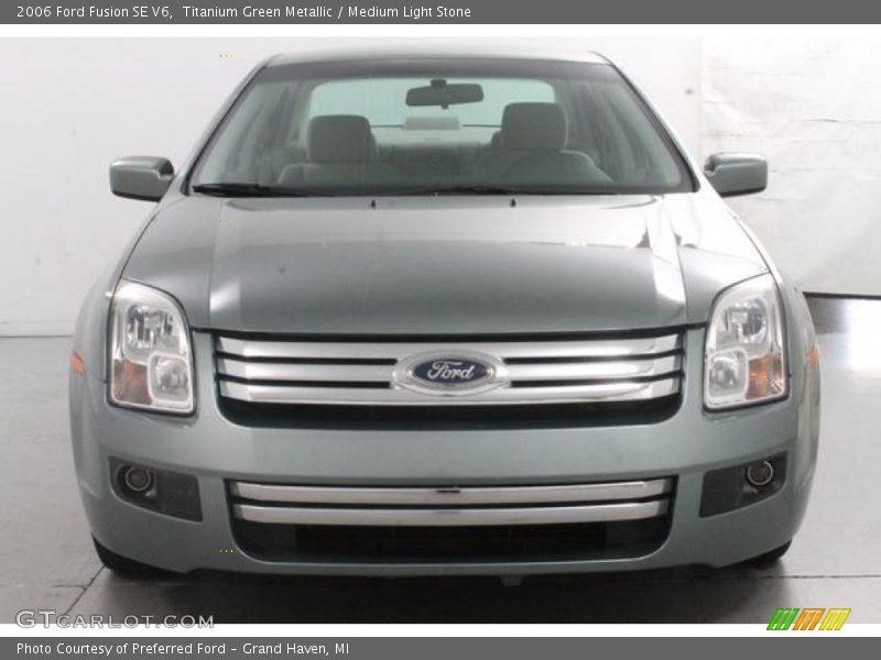 Titanium Green Metallic / Medium Light Stone 2006 Ford Fusion SE V6