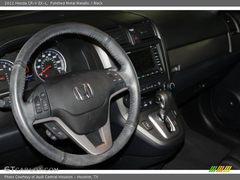 Polished Metal Metallic / Black 2011 Honda CR-V EX-L