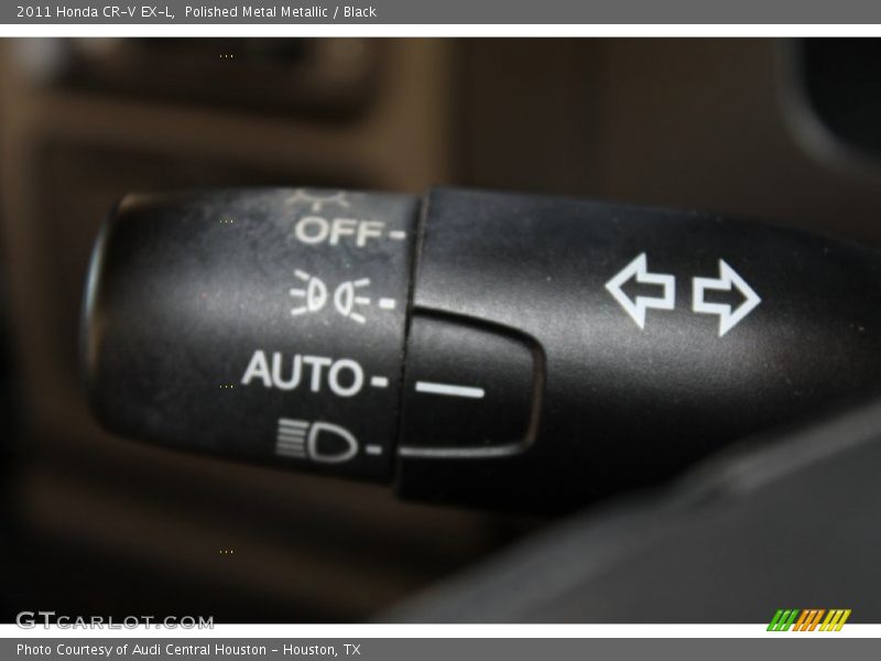 Polished Metal Metallic / Black 2011 Honda CR-V EX-L