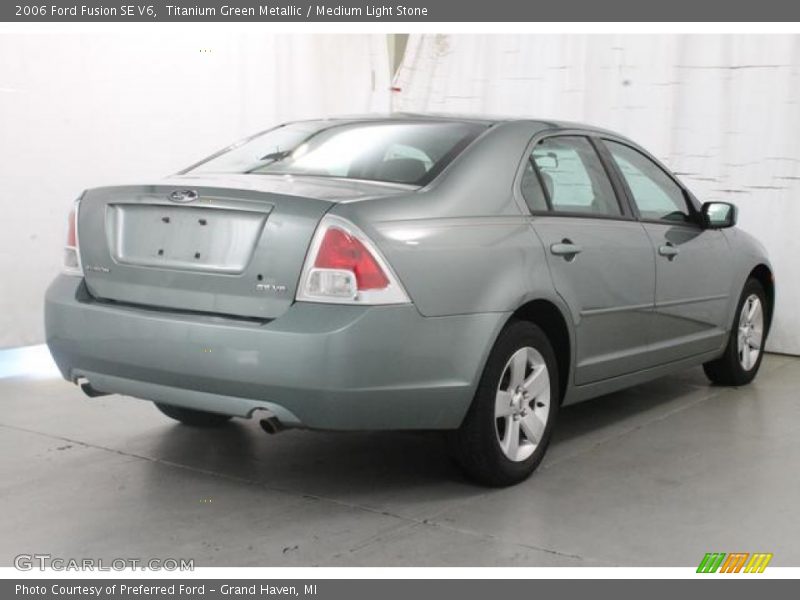 Titanium Green Metallic / Medium Light Stone 2006 Ford Fusion SE V6