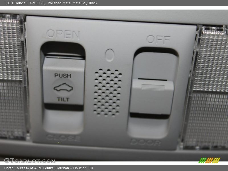 Polished Metal Metallic / Black 2011 Honda CR-V EX-L