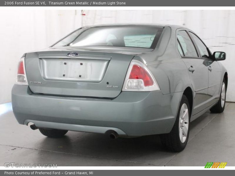 Titanium Green Metallic / Medium Light Stone 2006 Ford Fusion SE V6