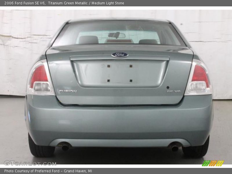Titanium Green Metallic / Medium Light Stone 2006 Ford Fusion SE V6