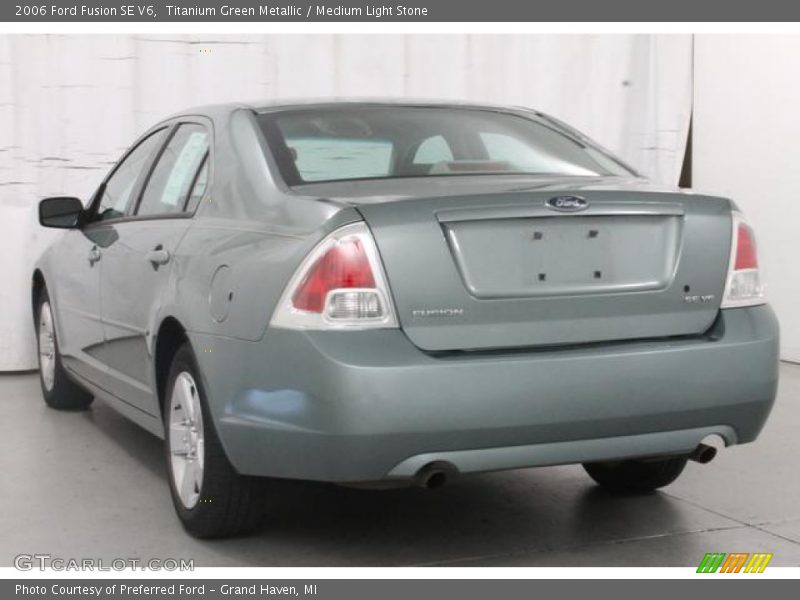 Titanium Green Metallic / Medium Light Stone 2006 Ford Fusion SE V6