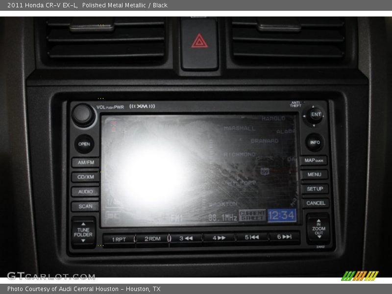 Polished Metal Metallic / Black 2011 Honda CR-V EX-L