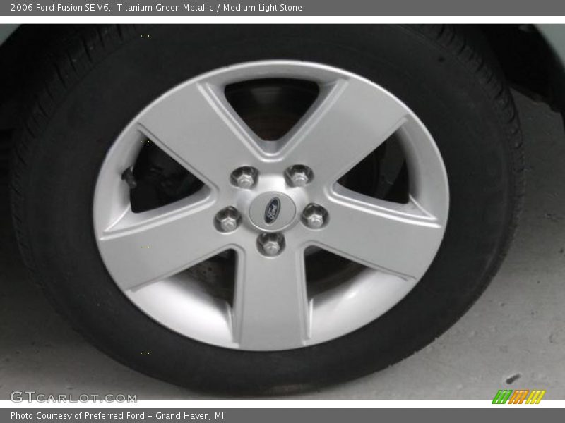 Titanium Green Metallic / Medium Light Stone 2006 Ford Fusion SE V6