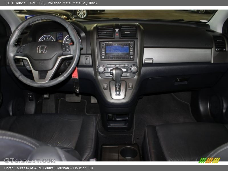 Polished Metal Metallic / Black 2011 Honda CR-V EX-L