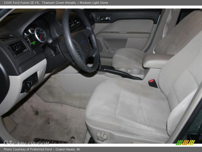 Titanium Green Metallic / Medium Light Stone 2006 Ford Fusion SE V6