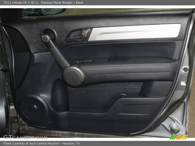 Polished Metal Metallic / Black 2011 Honda CR-V EX-L