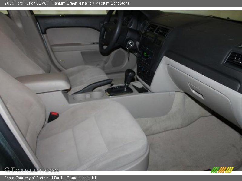 Titanium Green Metallic / Medium Light Stone 2006 Ford Fusion SE V6
