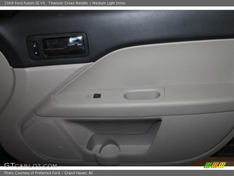 Titanium Green Metallic / Medium Light Stone 2006 Ford Fusion SE V6