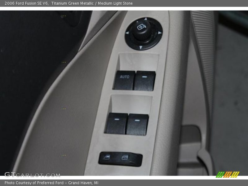 Titanium Green Metallic / Medium Light Stone 2006 Ford Fusion SE V6