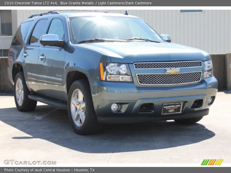 Blue Granite Metallic / Light Cashmere/Dark Cashmere 2010 Chevrolet Tahoe LTZ 4x4