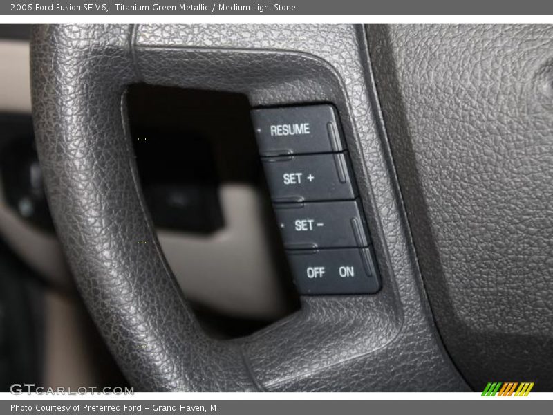 Titanium Green Metallic / Medium Light Stone 2006 Ford Fusion SE V6