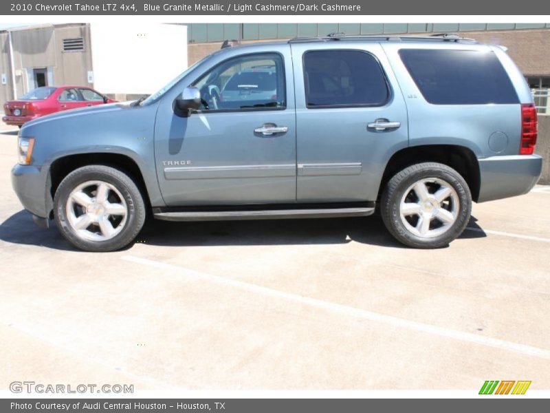 Blue Granite Metallic / Light Cashmere/Dark Cashmere 2010 Chevrolet Tahoe LTZ 4x4