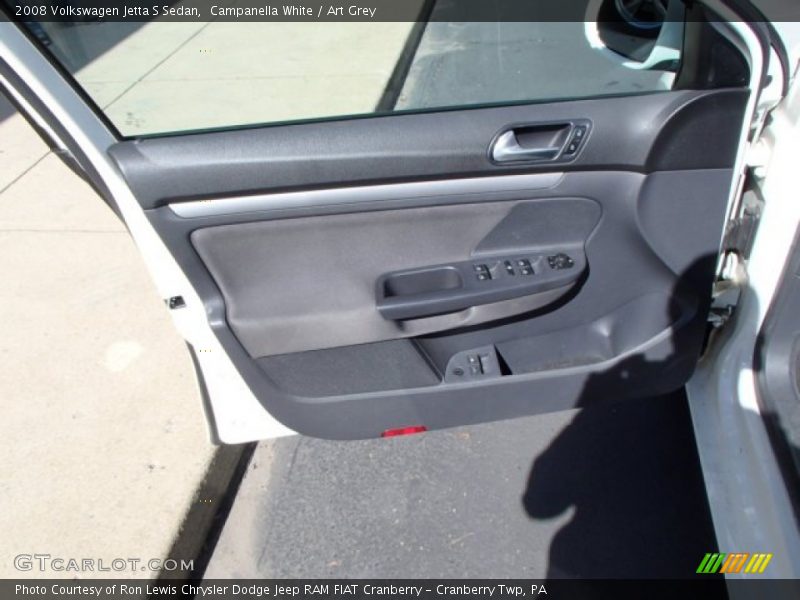 Campanella White / Art Grey 2008 Volkswagen Jetta S Sedan