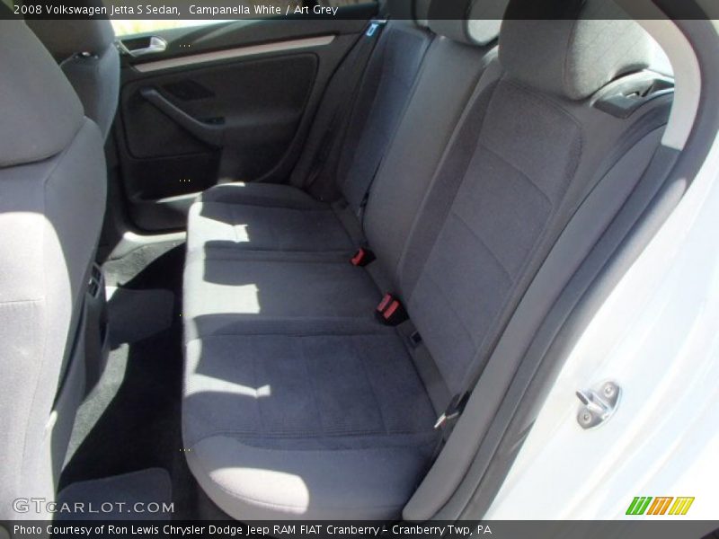 Campanella White / Art Grey 2008 Volkswagen Jetta S Sedan