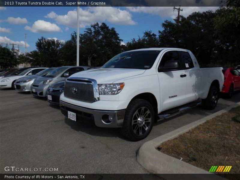 Super White / Graphite 2013 Toyota Tundra Double Cab