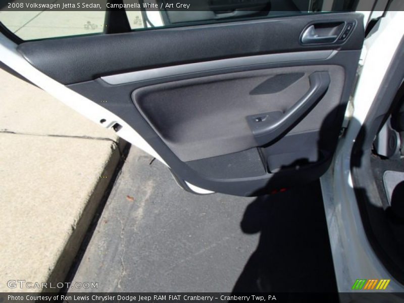 Campanella White / Art Grey 2008 Volkswagen Jetta S Sedan
