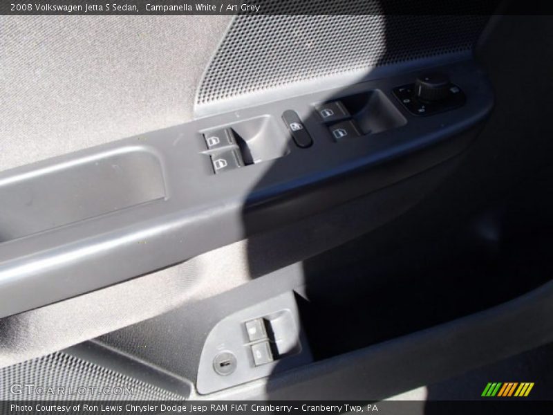 Campanella White / Art Grey 2008 Volkswagen Jetta S Sedan