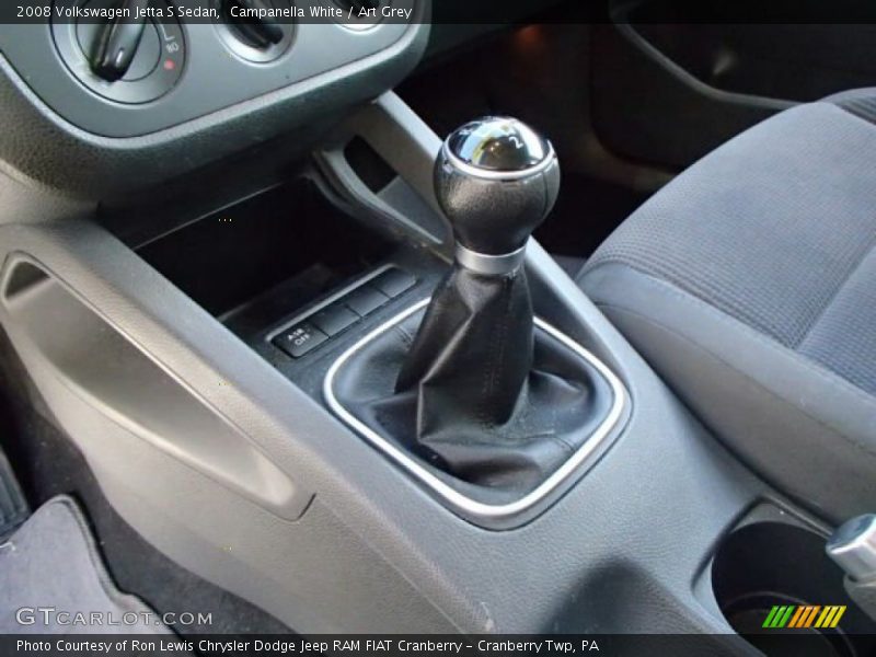 Campanella White / Art Grey 2008 Volkswagen Jetta S Sedan
