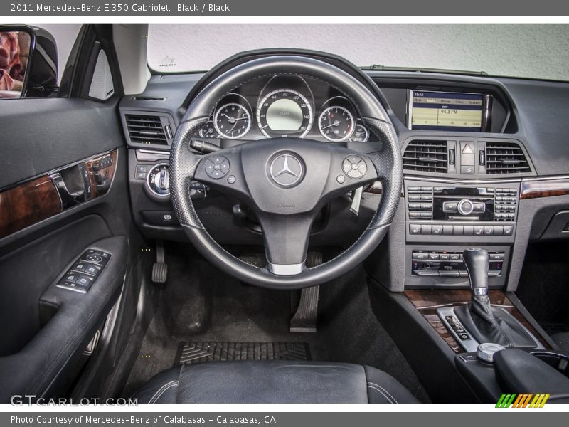 Black / Black 2011 Mercedes-Benz E 350 Cabriolet