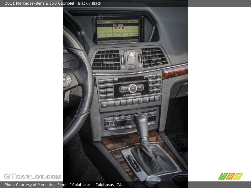 Black / Black 2011 Mercedes-Benz E 350 Cabriolet