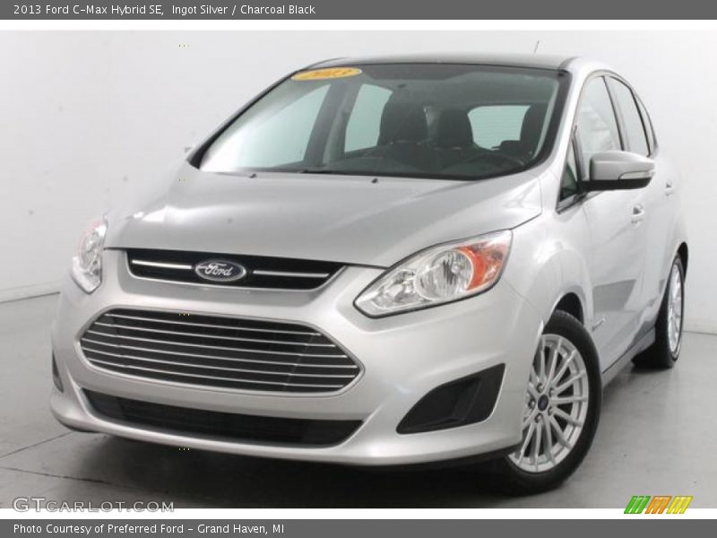 Ingot Silver / Charcoal Black 2013 Ford C-Max Hybrid SE