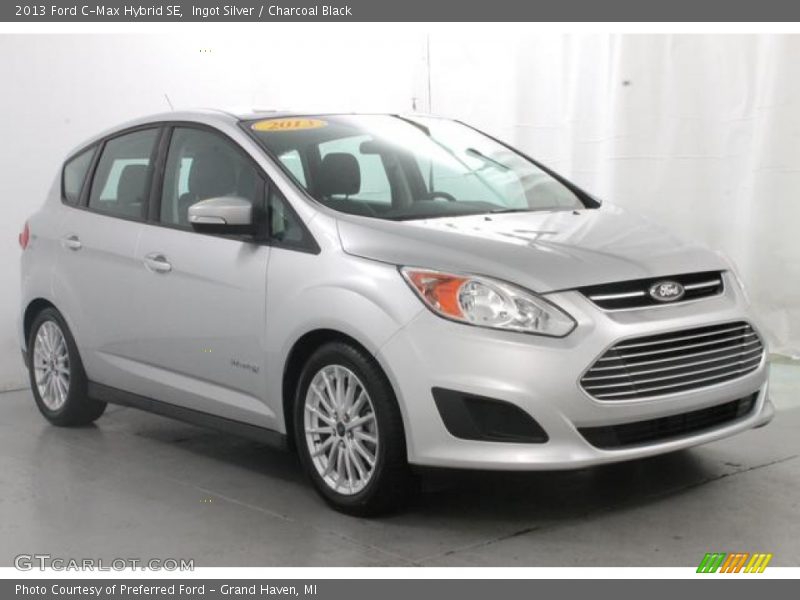 Ingot Silver / Charcoal Black 2013 Ford C-Max Hybrid SE