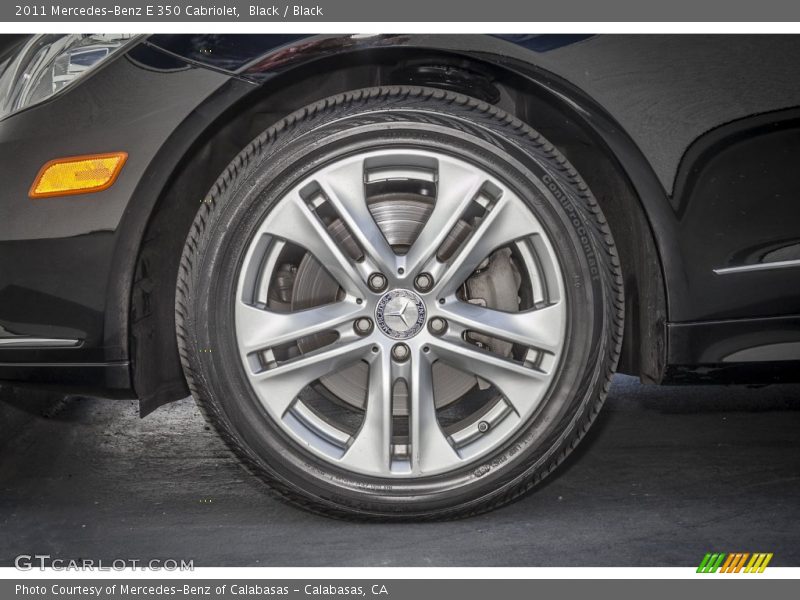 Black / Black 2011 Mercedes-Benz E 350 Cabriolet