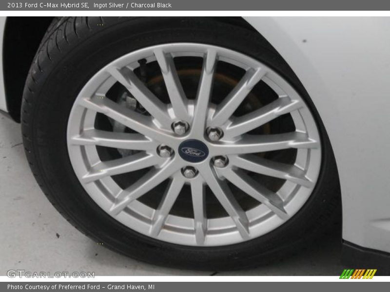 Ingot Silver / Charcoal Black 2013 Ford C-Max Hybrid SE