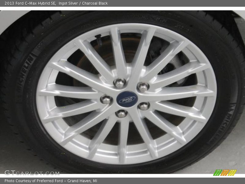 Ingot Silver / Charcoal Black 2013 Ford C-Max Hybrid SE