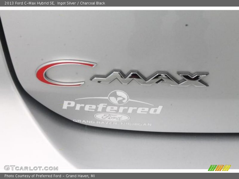 Ingot Silver / Charcoal Black 2013 Ford C-Max Hybrid SE