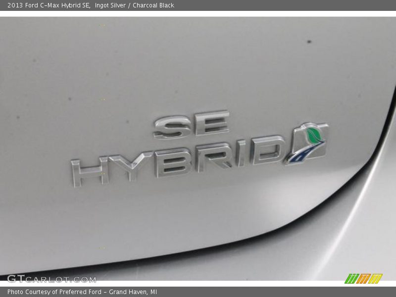 Ingot Silver / Charcoal Black 2013 Ford C-Max Hybrid SE